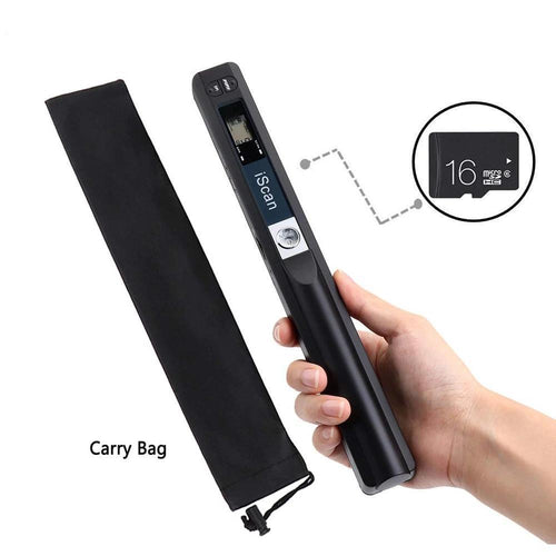 Portable Document Scanner with 16GB MicroSD Card