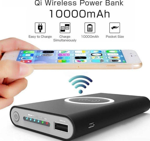 Portable Wireless Power Bank Charger