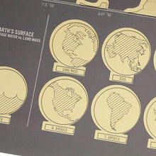Load image into Gallery viewer, Deluxe Black Scratch Off World Map