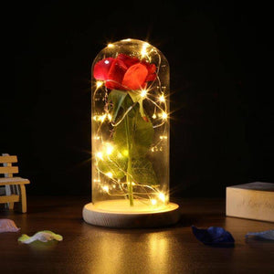 Enchanted Rose Flower Lamp
