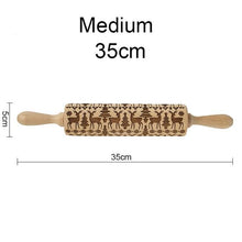 Load image into Gallery viewer, Christmas Embossing Rolling Pin