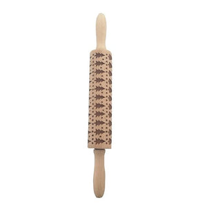 Christmas Embossing Rolling Pin
