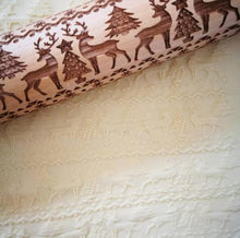 Load image into Gallery viewer, Christmas Embossing Rolling Pin