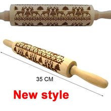 Load image into Gallery viewer, Christmas Embossing Rolling Pin