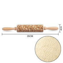 Load image into Gallery viewer, Christmas Embossing Rolling Pin
