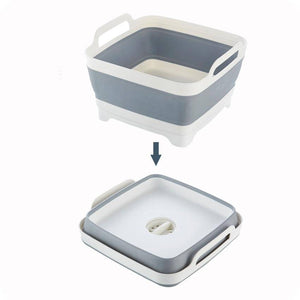 Foldable Kitchen Basket With Drain