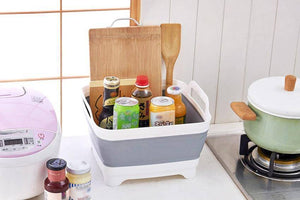 Foldable Kitchen Basket With Drain